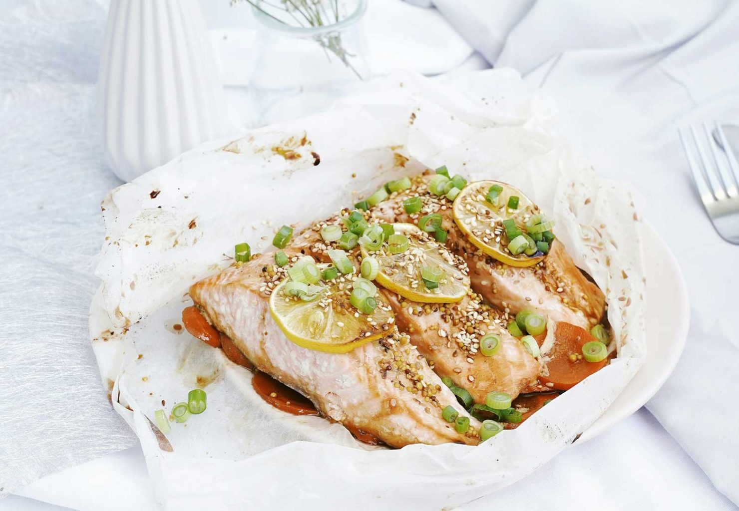 Keto Fischgericht als Beispiel für die Keto-Ernährung bei Psychischen Erkrankungen